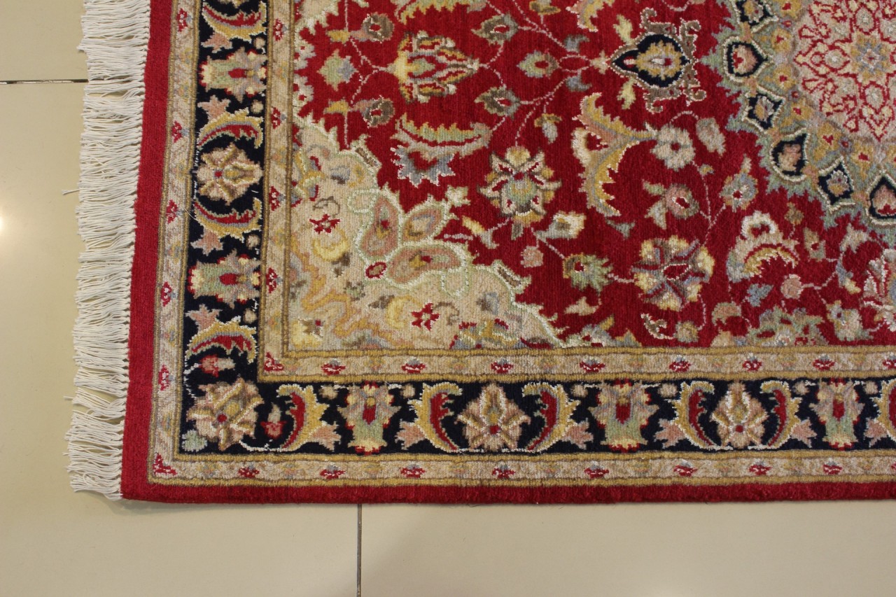 Details About Rugstc 3x5 Senneh Pak Persian Red Area Rug Hand Knotted Fl With Silk Wool